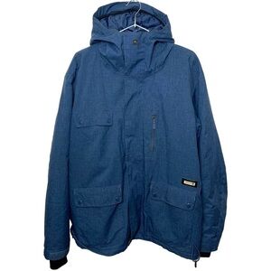 Quicksilver Utility Vented Ski Snowboard Parka Jacket Hooded Coat Regular Fit S